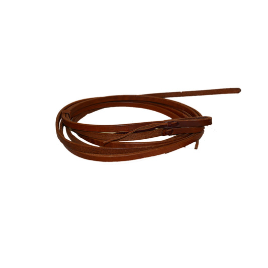 1" Split reins harness leather.