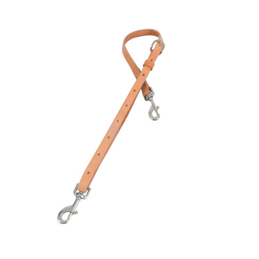 3/4" Tie down harness leather with snaps.