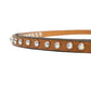 5/8" Roping reins golden leather with Swarovski crystals.