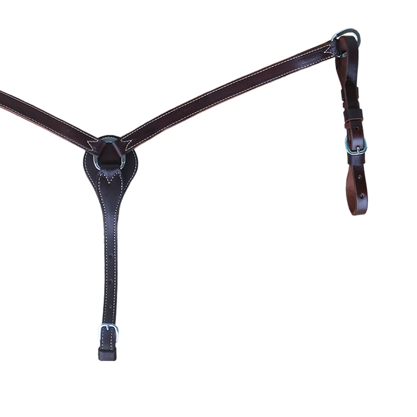 1" Elite breast collar chocolate leather. 