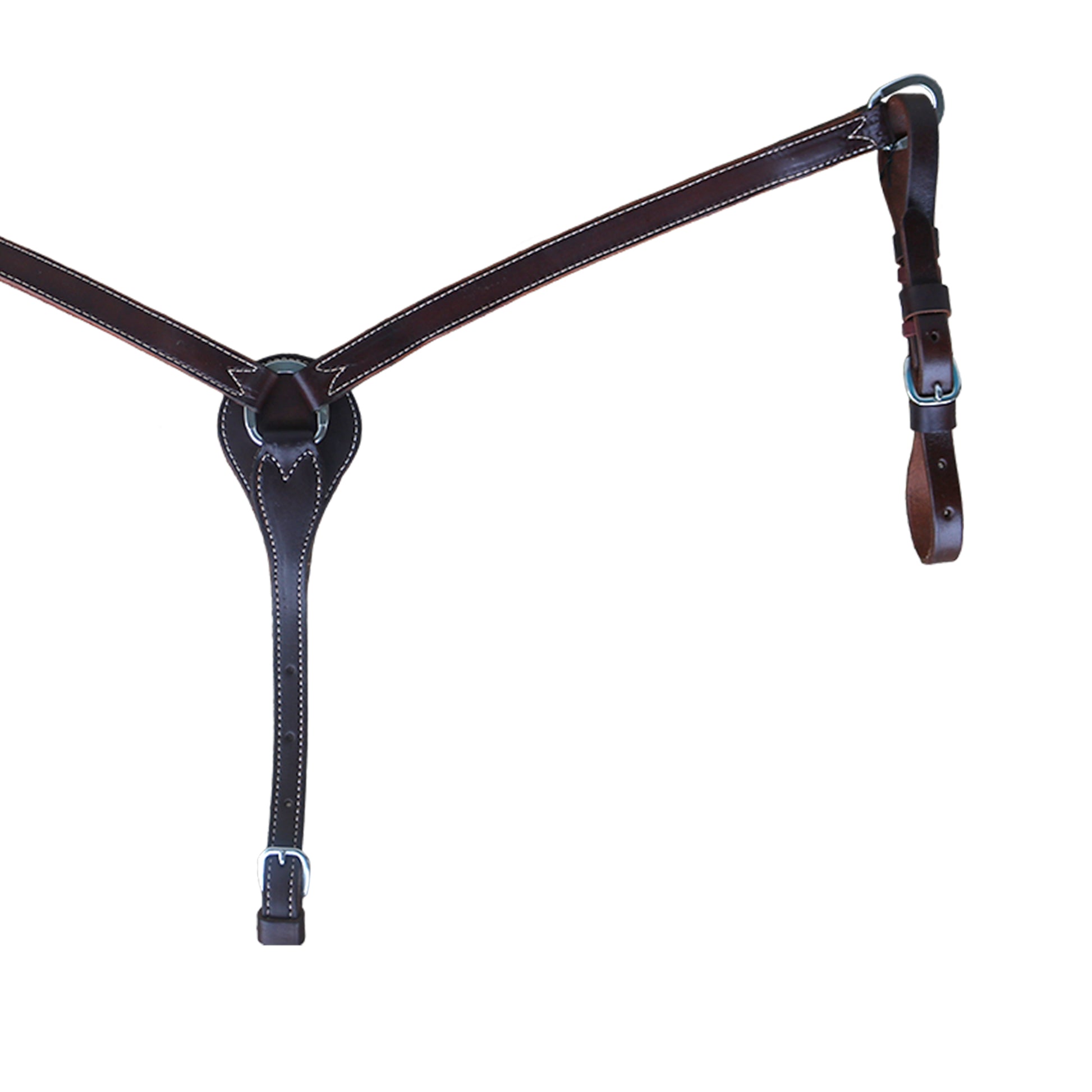 1" Elite breast collar chocolate leather. 