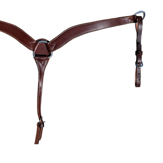 E-3700-C 2" Elite breast collar chocolate leather