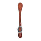 Elite men's spur straps toast leather rope tooled.