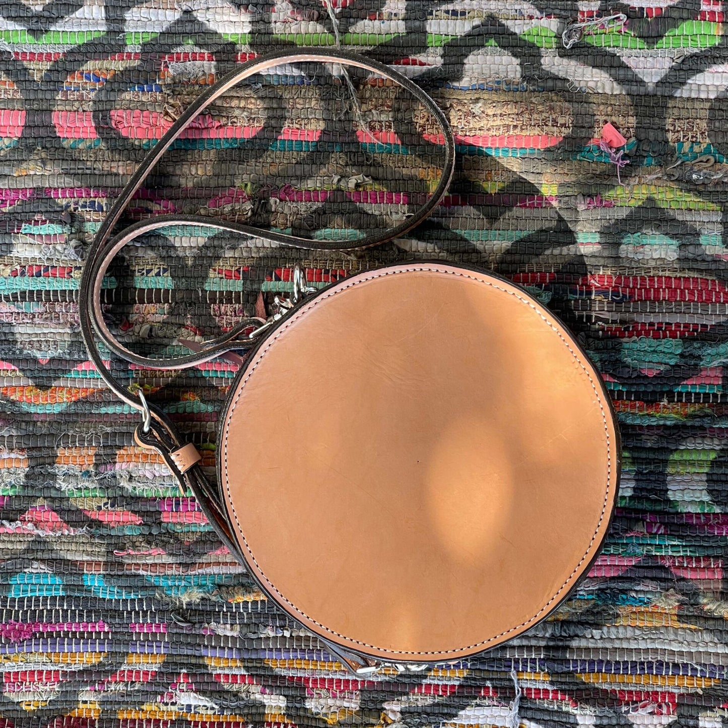 Cheetah rope can handbag