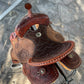 15" Desert Heir Barrel Saddle (copper spots & pencil roll)