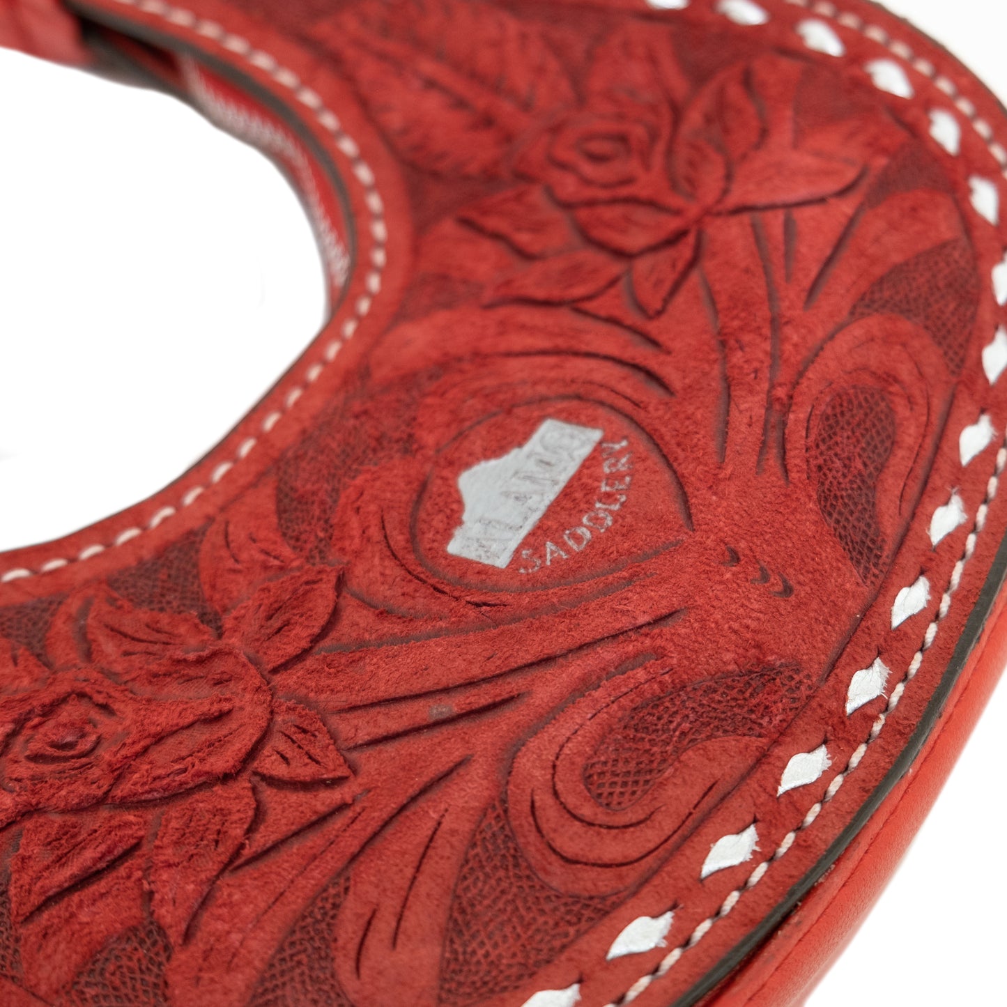 The Alamo Mini handbag red leather