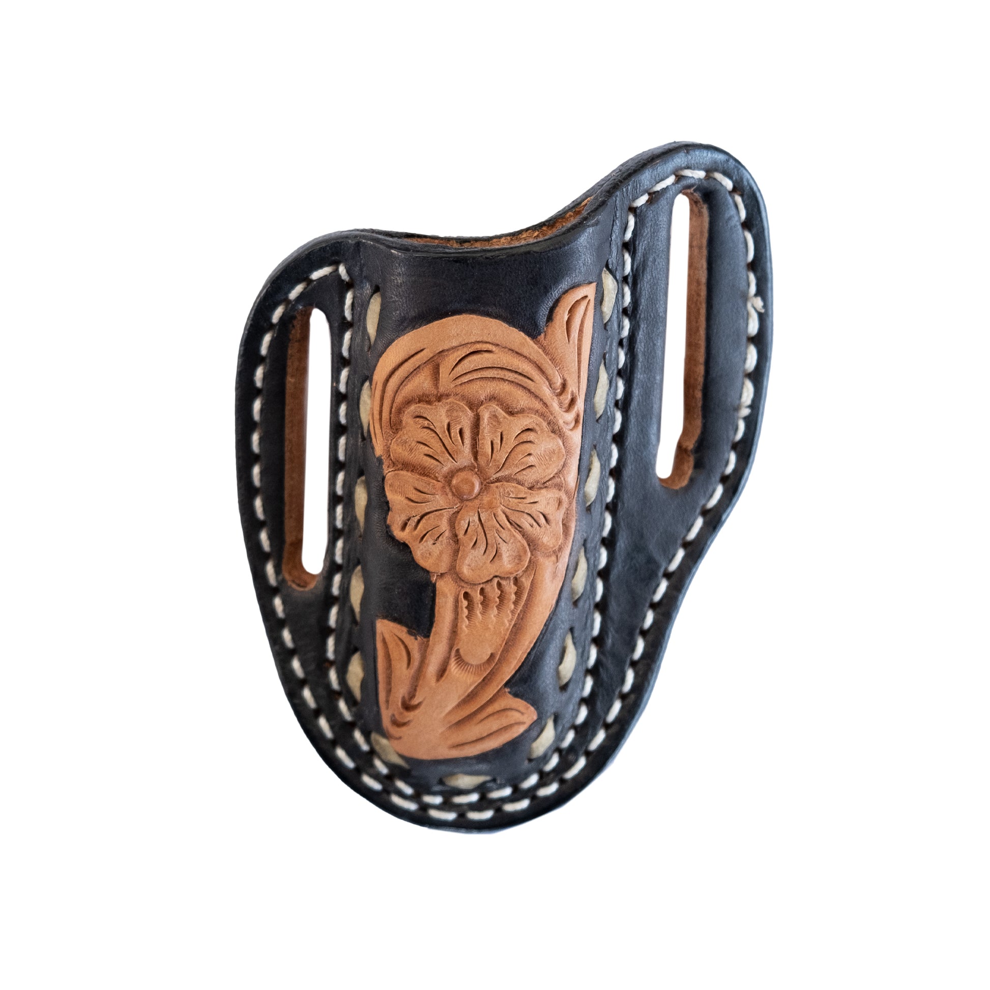 Hand Tooled Leather Knife Sheath