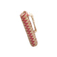 Large 2" belt slot knife sheaths full rawhide- Red & Natural