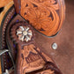 12" Pocket Full of Daisy Barrel Saddle