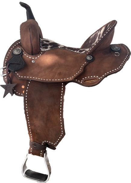 Turquoise Cowgirl Air Barrel