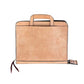 Cowboy Briefcase rough out golden leather