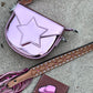 Metallic mini Star Saddle bag w/ FREE STADIUM BAG!