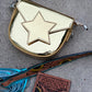 Metallic mini Star Saddle bag w/ FREE STADIUM BAG!