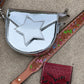 Metallic mini Star Saddle bag w/ FREE STADIUM BAG!