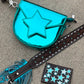 Metallic mini Star Saddle bag w/ FREE STADIUM BAG!