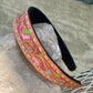 Leather tooled headbands