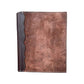 Large portfolio rough out chocolate leather