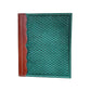 Large portfolio turquoise and toast leather barb tooling