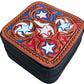 Mini black USA Jewelry box