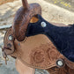 15" Sunflower NAVY Air Barrel Saddle