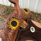 14.5" Sunflower Air Barrel Saddle