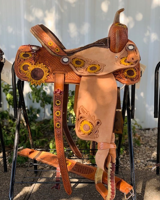 Sunflower Combo Barrel Saddle