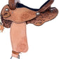 15" Sunflower NAVY Air Barrel Saddle