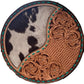 11" Turquoise Barrel Canteen Handbag